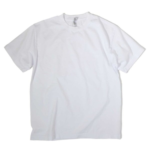 画像1: 6.5oz Garment Dye S/S T-Shirts White (1)