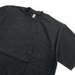 画像2: 6.5oz S/S Garment Dye Pocket T-Shirts Black (2)