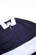 画像2: Half Zip POLO Navy (2)