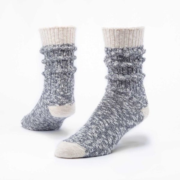 画像1: Ragg Heathered Socks Navy (1)