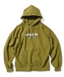 画像1: Wisteria Logo US Cotton Pigment Dyed Hoodie (1)