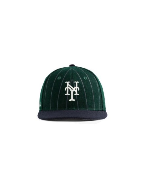 画像1: x New Era / Wool Mets Hat Green (1)