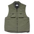 画像1: Nylon Padded Vest Olive (1)