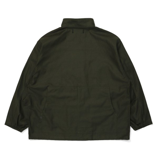 画像5: Back Satin Protective Custom Jacket  "BANDIT" Olive (5)