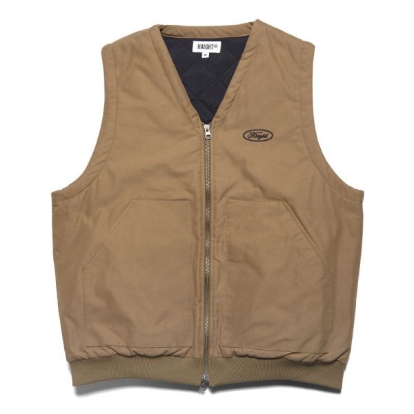 画像1: Workers Vest Brown (1)