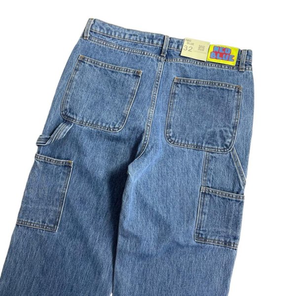 画像8: Baggy Carpenter Jeans  Medium Blue (8)