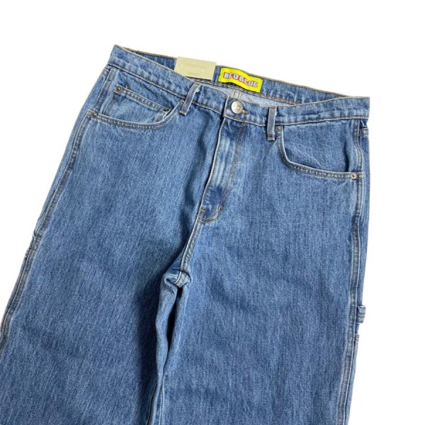 画像3: Baggy Carpenter Jeans  Medium Blue (3)