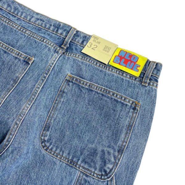 画像9: Baggy Carpenter Jeans  Medium Blue (9)