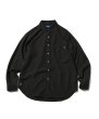 画像1: Seersucker Stripe Big Shirt Black (1)