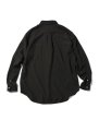 画像4: Seersucker Stripe Big Shirt Black (4)