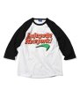 画像1: Pleasure Raglan Sleeve Tee Black (1)