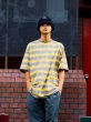 画像7: Border Tee Gray x Yellow (7)