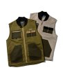 画像5: Tonal Multi Pocket Vest Brown (5)