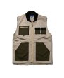 画像1: Tonal Multi Pocket Vest Gray (1)