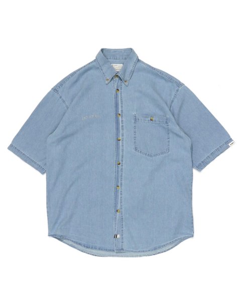 画像1: S/S Washed Denim Shirts (1)