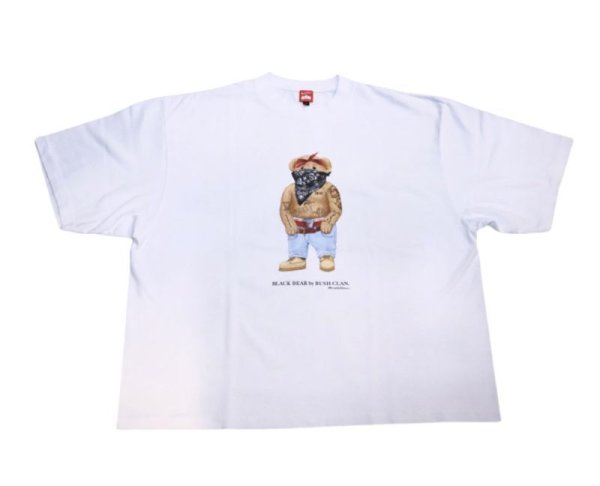 画像1: 2PAC Bandana Bear S/S Tee White (1)