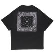 画像4: x YARZ / PAISLEY POCKET Tee Black (4)