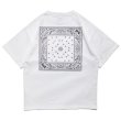 画像4: x YARZ / PAISLEY POCKET Tee White (4)