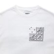 画像2: x YARZ / PAISLEY POCKET Tee White (2)