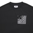 画像2: x YARZ / PAISLEY POCKET Tee Black (2)