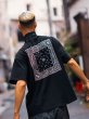 画像8: x YARZ / PAISLEY POCKET Tee Black (8)