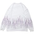 画像5: FLAMES LS Tee White (5)