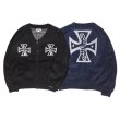 画像6: Good Bad Cross Cardigan Black (6)