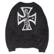 画像5: Good Bad Cross Cardigan Black (5)