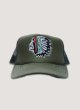 画像1: CHIEF HEAD MESH CAP Olive (1)