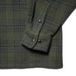 画像4: x Colin Stevens / CHECK FLANNEL SHIRT Olive (4)