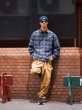 画像7: x Colin Stevens / CHECK FLANNEL SHIRT Navy (7)