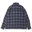 画像5: x Colin Stevens / CHECK FLANNEL SHIRT Navy (5)