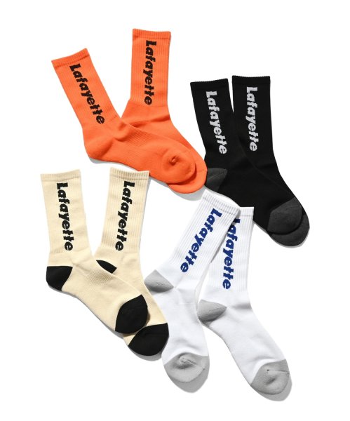 画像1: Lafayette Logo Crew Socks (1)