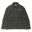 画像1: x Colin Stevens / CHECK FLANNEL SHIRT Olive (1)