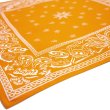 画像4: x YARZ / PAISLEY BANDANA Orange (4)