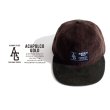 画像5: Two-Tone Cord 6 Panel Cap Brown/Forest  (5)