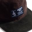 画像4: Two-Tone Cord 6 Panel Cap Brown/Forest  (4)