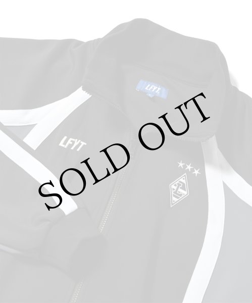 画像2: Striped Jersey Track Jacket Black (2)