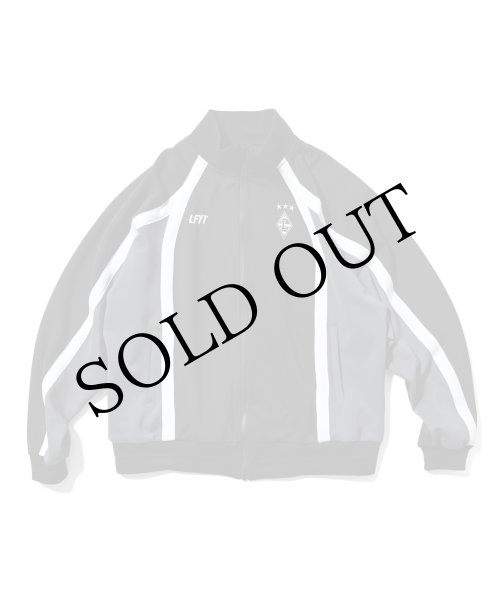 画像1: Striped Jersey Track Jacket Black (1)