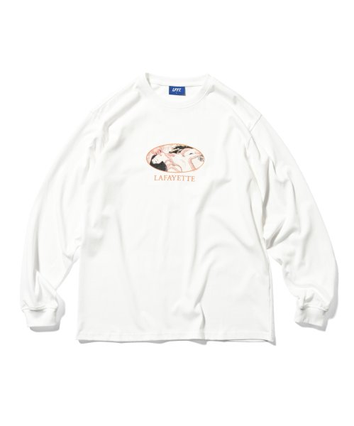 画像1: SYUNGA L/S Tee White (1)