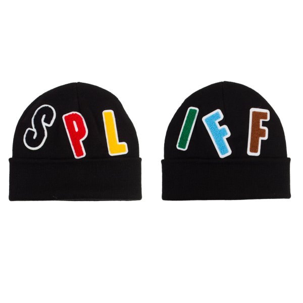 画像1: SPLIFF  Beanie Black (1)