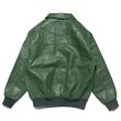 画像6: PU Leather Jacket Green (6)