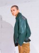 画像9: PU Leather Jacket Green (9)