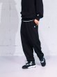 画像9: Plain Sweat Pants Black (9)