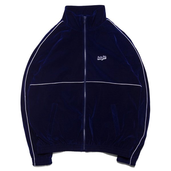 画像1: Velour Track Jacket Navy (1)