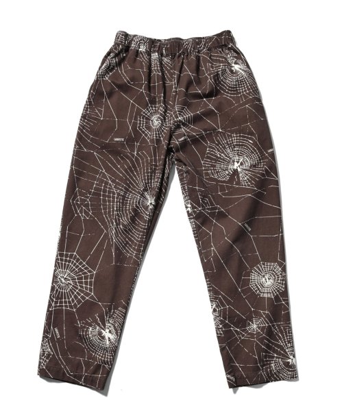 画像1: Spiderweb Easy Pants Brown (1)