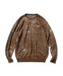 画像1: Spiderweb Sweater Brown (1)