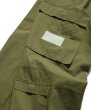 画像3: Ripstop Wide Cargo Pants Olive (3)