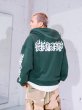 画像9: x CASPER / Flames Logo Zip Hoodie Forest (9)