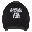 画像4: x CASPER / Flames Logo Velour Jacket Black (4)